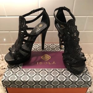 Isola Delanna Black Sandal